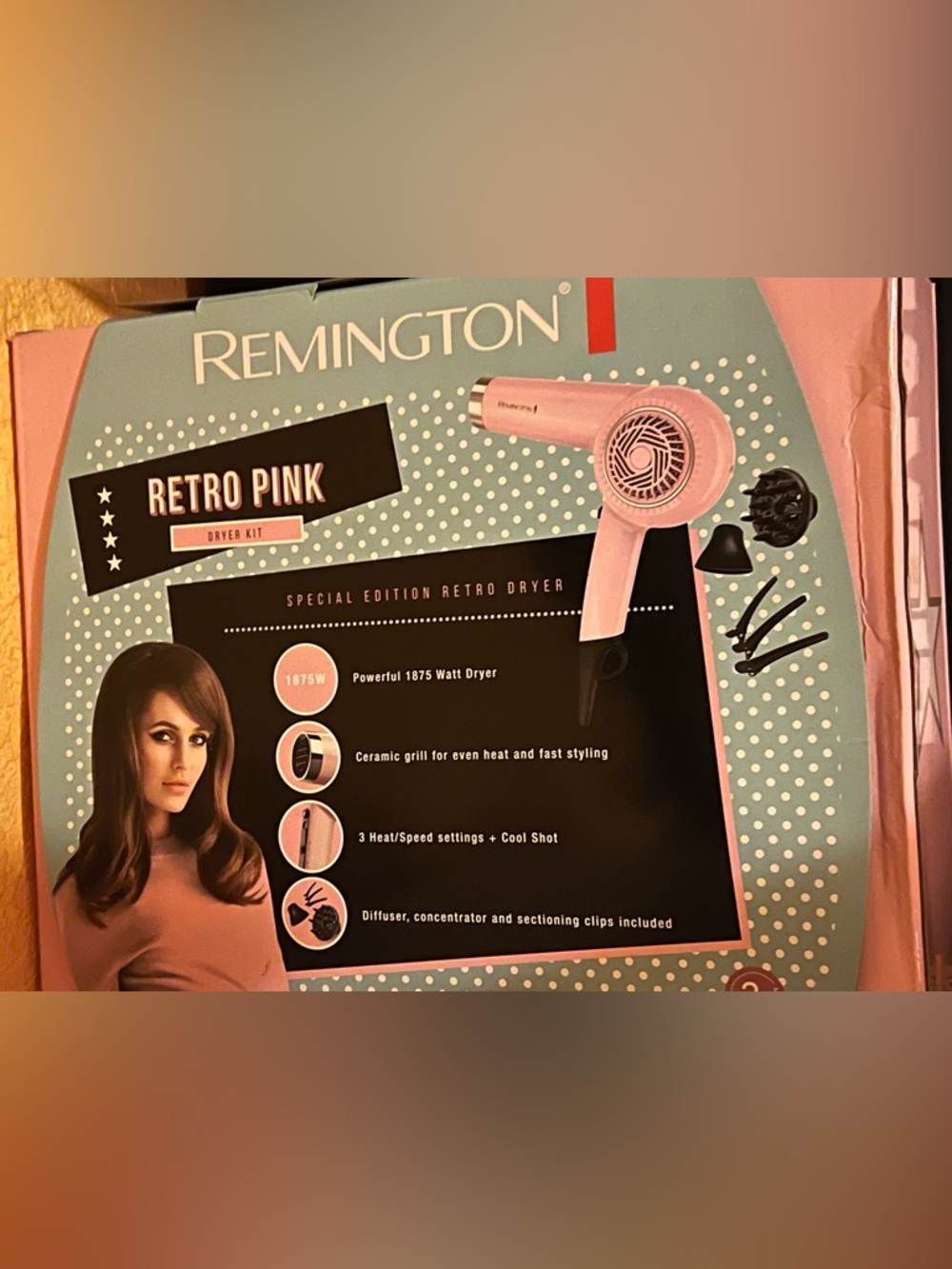 Preowned retro remington pink